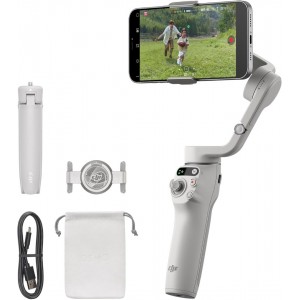 DJI Osmo Mobile 6, Akıllı Telefon Gimbal Sabitleyici, Dahili Uzatma Çubuğu, Platinum Gri